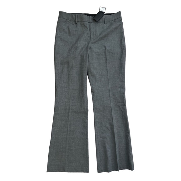 NWT Club Monaco Manhattan Tex Bootcut Leg Trouser Dress Pants | Charcoal | 12 - Picture 1 of 8